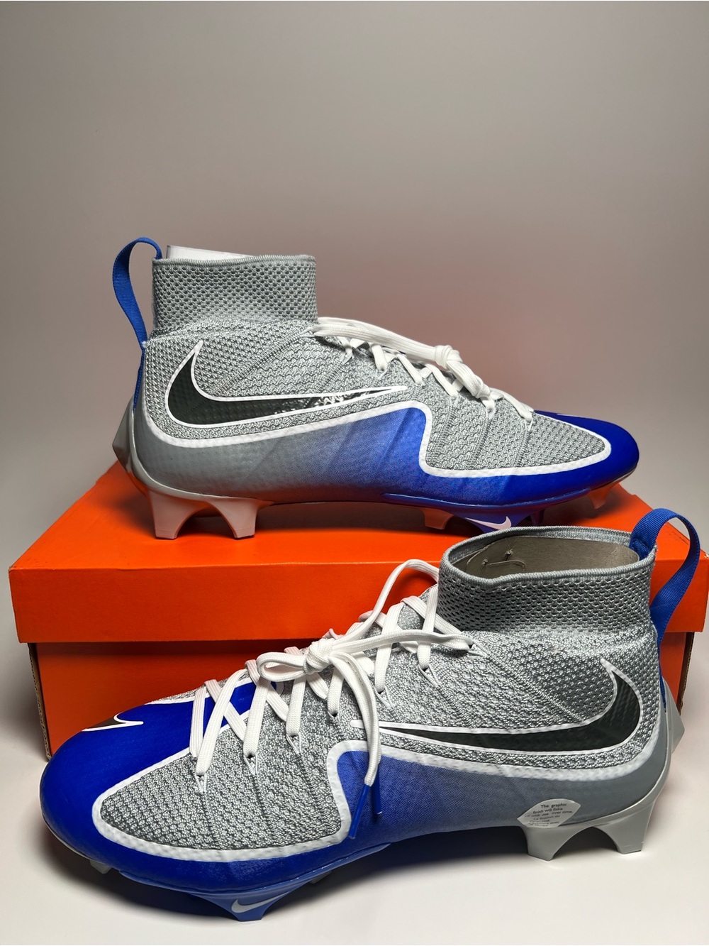 Nike Vapor Edge 360 Untouchable Mid Grey Racer Blue FQ0235-003 Men’s Size 11.5
